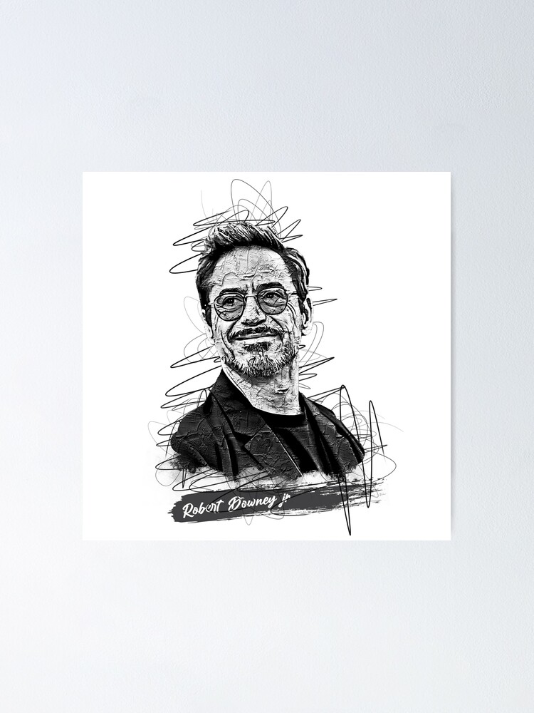 DIY Portrait Paper Cutting, Robert Downey Jr, Paper Art