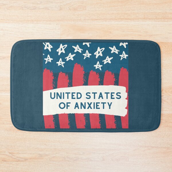 Item preview, United States of Anxiety - 4th of July shirt designed and sold by Theleochick.