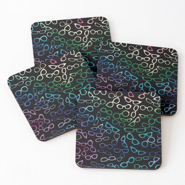 Item preview, Various Shaped Eyeglasses Pattern - Tie Dye designed and sold by Primroaddesigns.