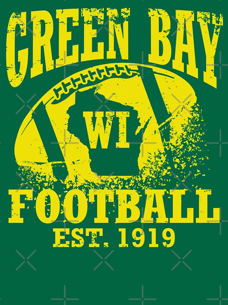 Official Retro Green Bay Packers green bay Football est 1919 T