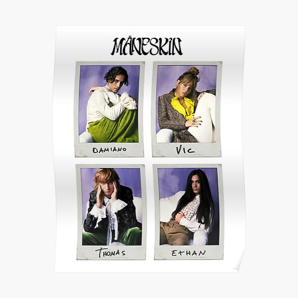 MANESKIN Polaroids Måneskin Poster