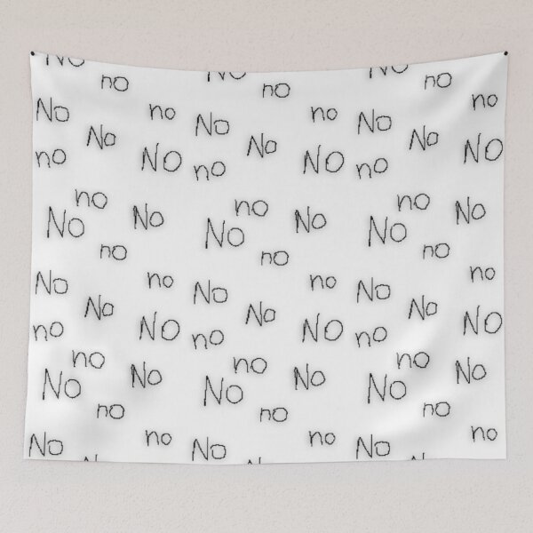 Item preview, No say no designed and sold by ShantiArtwork.