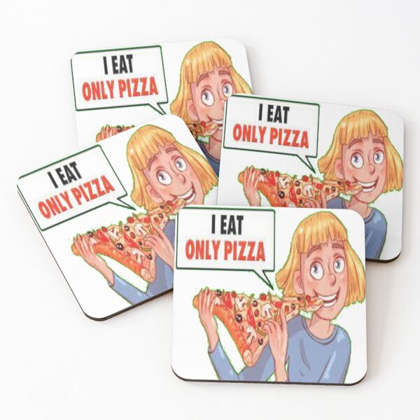 Item preview, I eat only pizza designed and sold by UrbanBubules.