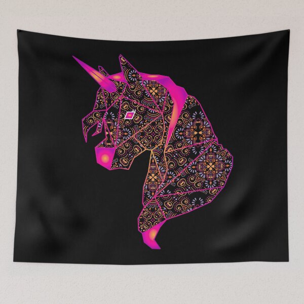 Item preview, Beautiful Unicorn In Mandala Pattern.Beautiful Animal Mandala designed and sold by TheImperfecto.