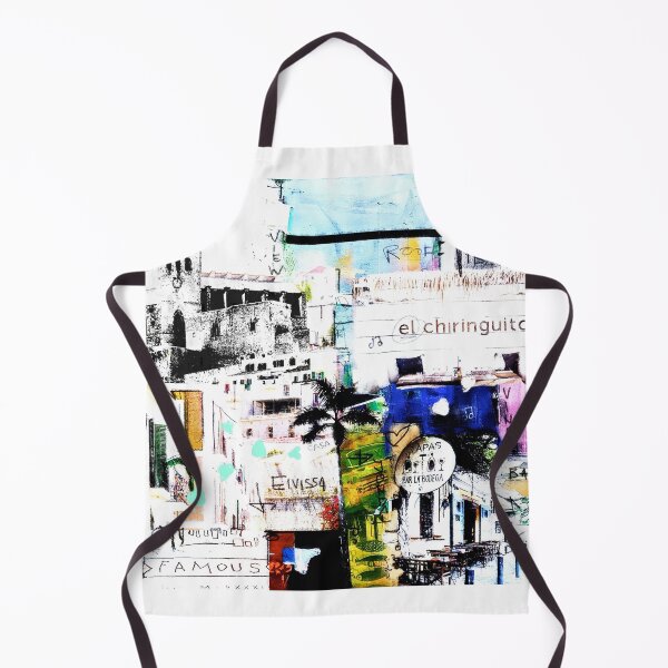 Item preview, Ibiza Urban Pop Art Funky City Eivissa Old Town designed and sold by ExquisiteShots.