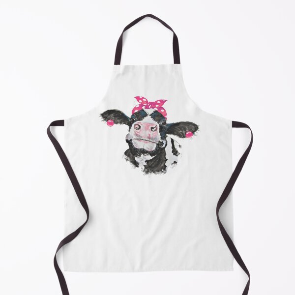 Item preview, Pink bandana cow watercolor designed and sold by Lori P.