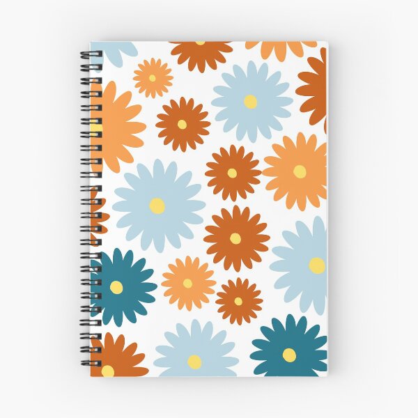 Item preview, Flowy Floral Red, Orange, Blue designed and sold by kindtoearth.