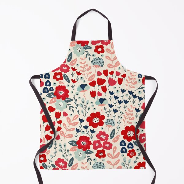 Artikelvorschau, Ditsy Florals, Reds and Navy entworfen und verkauft von meggydesigns.