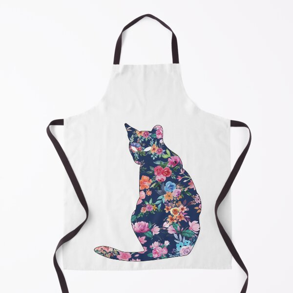 Item preview, Floral pattern of cat designed and sold by vashumaso.