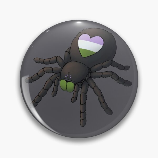 Item preview, Genderqueer Pride Spider designed and sold by SpiderQueenPC.