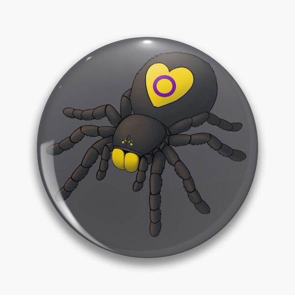Item preview, Intersex Pride Spider designed and sold by SpiderQueenPC.