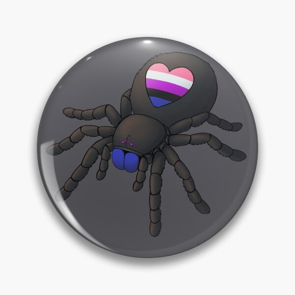 Item preview, Genderfluid Pride Spider designed and sold by SpiderQueenPC.