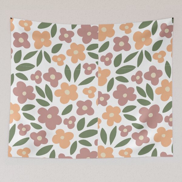 Item preview, Copy of Flowy Floral Dusty Pink, Sage Green designed and sold by kindtoearth.