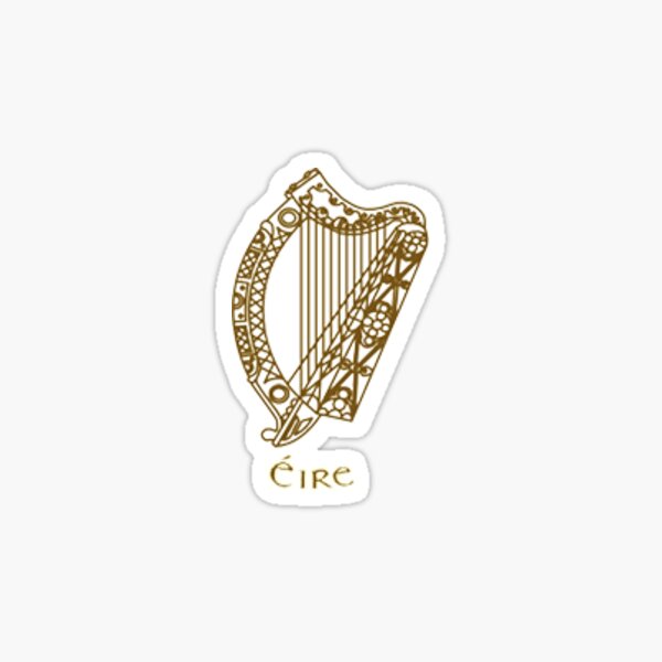 Irish Harp Stickers | Redbubble