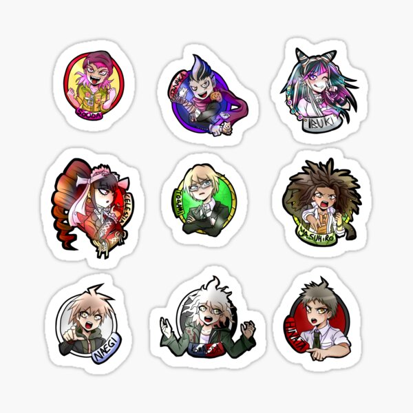 Pegatina DanganRonpa Lote 1 Pegatina