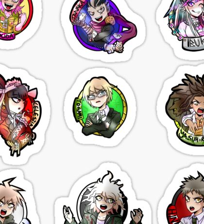 danganronpa stickers redbubble