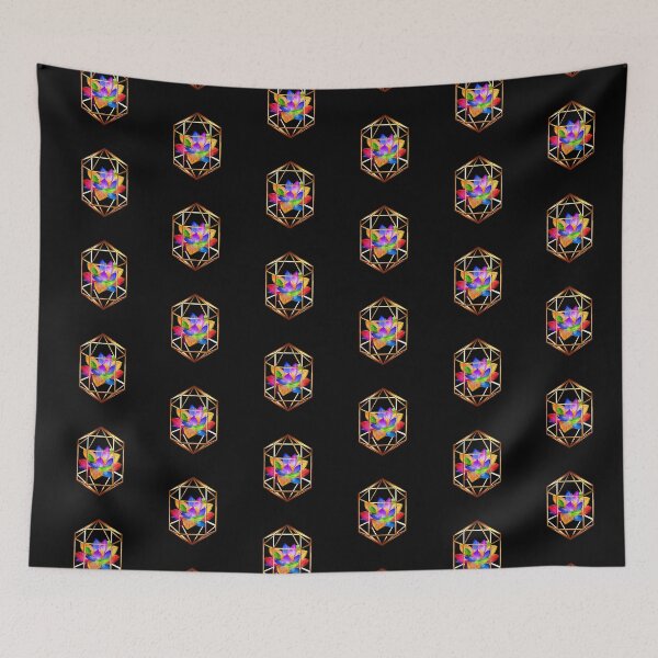 Item preview, Geometric rainbow lotus  designed and sold by Geraldine-N.