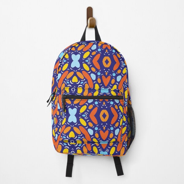 Item preview, Sonic Boom Light Blue Orange Yellow White Pattern designed and sold by Sector18.