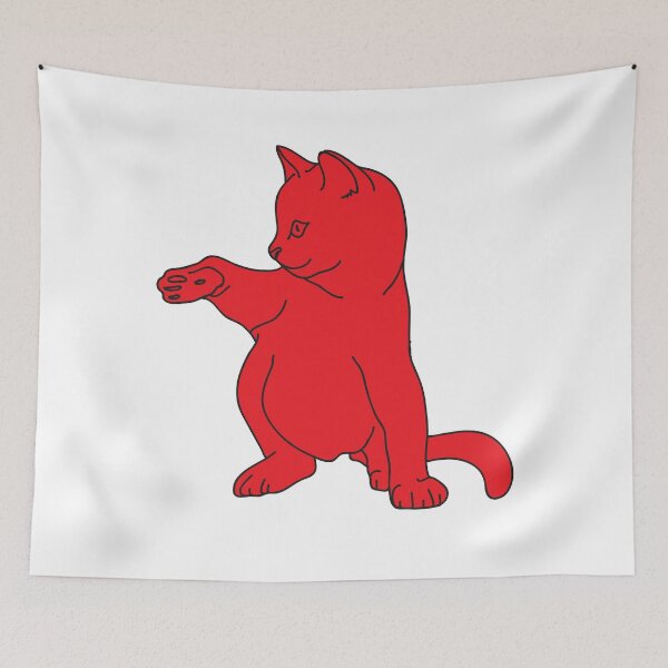 Item preview, Red cat designed and sold by vashumaso.