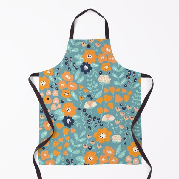 Artikelvorschau, Ditsy Florals, Teal, Yellow, Navy entworfen und verkauft von meggydesigns.