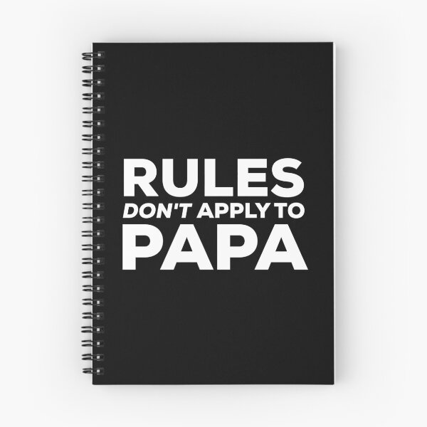 Item preview, Rules Don'T Apply To Papa Funny Grandpa Gift From Grandkids designed and sold by isalvatore.