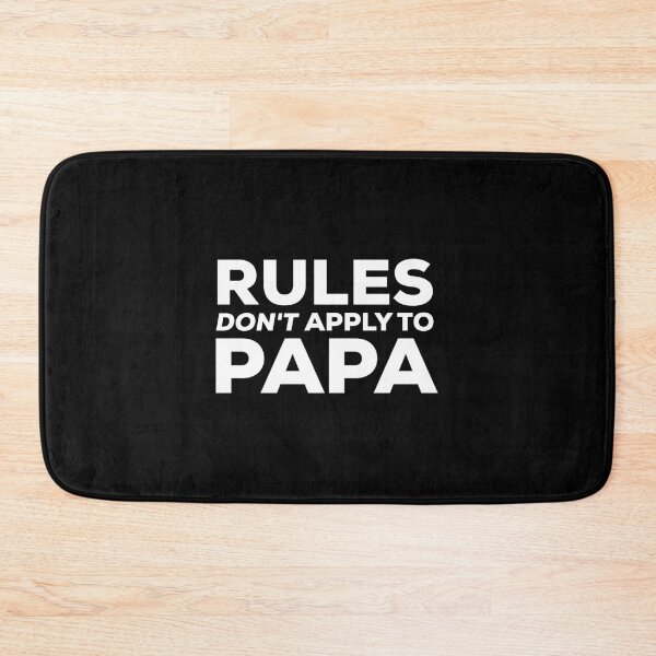 Item preview, Rules Don'T Apply To Papa Funny Grandpa Gift From Grandkids designed and sold by isalvatore.