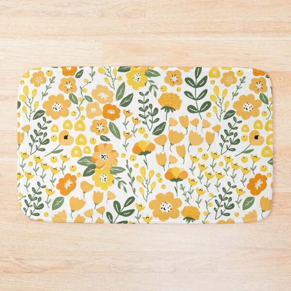 Item preview, Ditsy Florals, Yellow and Green designed and sold by meggydesigns.