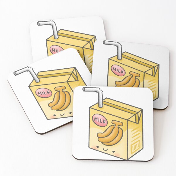 Item preview, Kawaii Banana Carton Milk designed and sold by hutamaAdi98.