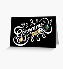 Geronimo Greeting Card