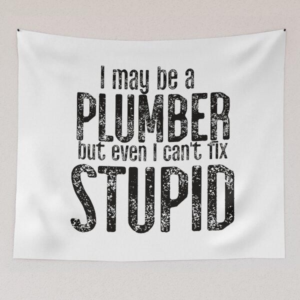 Item preview, I May Be A Plumber But Even I Can't Fix Stupid designed and sold by TeesYouWant.