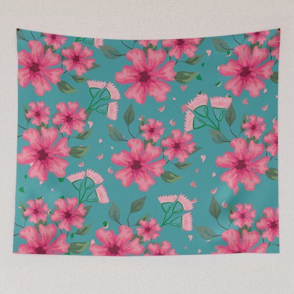 Item preview, Pink Seamless Floral Pattern  designed and sold by Merry Jamshaid.