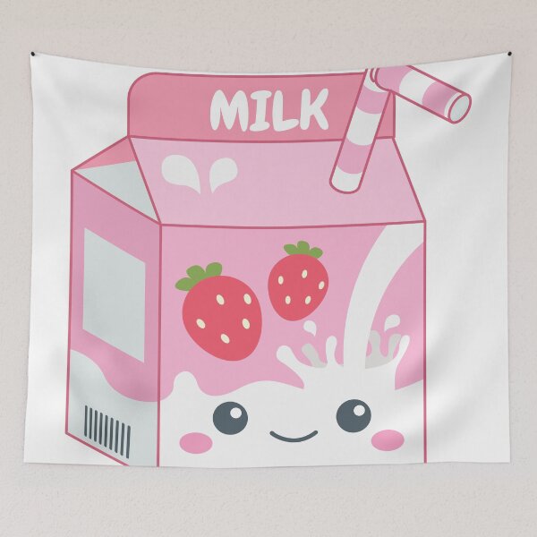 Item preview, Kawaii Strawberry Carton Milk designed and sold by hutamaAdi98.