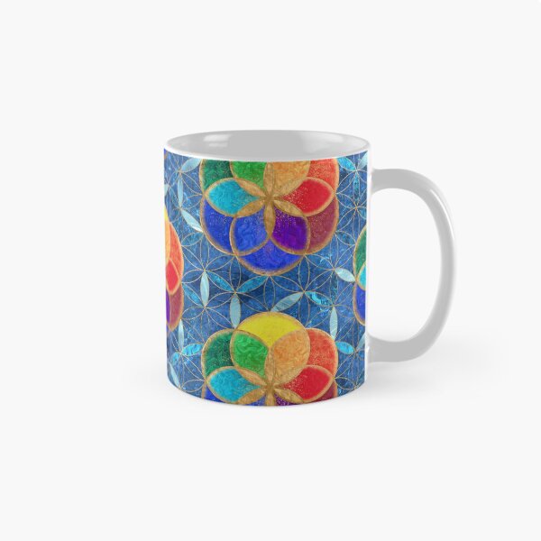 Item preview, Seed of life in Flower of Life Pattern designed and sold by k9printart.