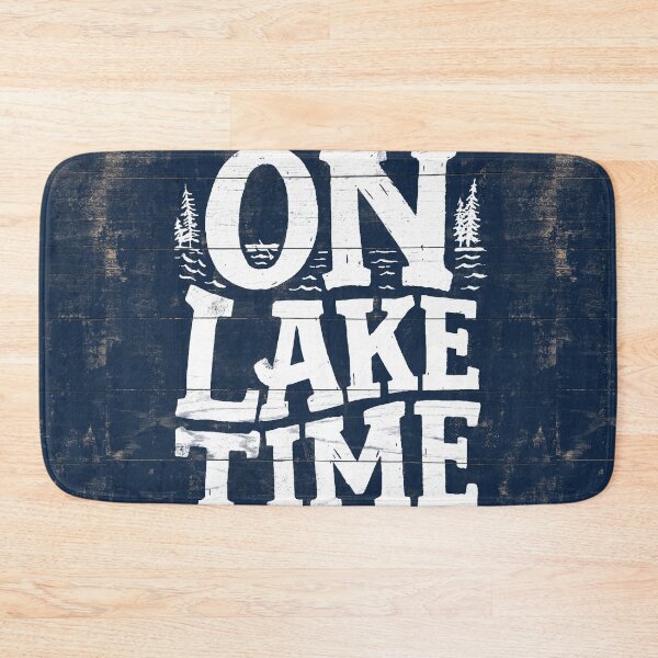 Item preview, On Lake Time Sign, Lake Wood Sign, Rustic Lake Sign, Lake House Decor designed and sold by PaulLesser.