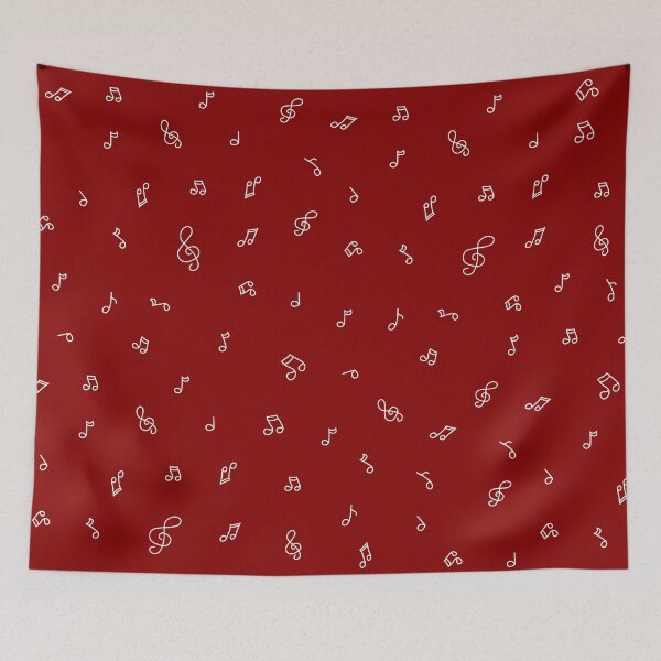 Item preview, Music Notes White Art Print designed and sold by lineartdesigns.