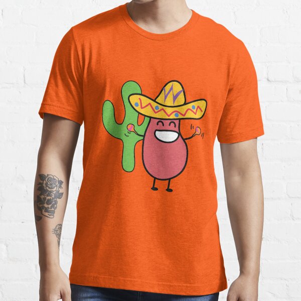 Little Mexican Jumping Bean - Cute Kids Cartoon Character Essential T-Shirt