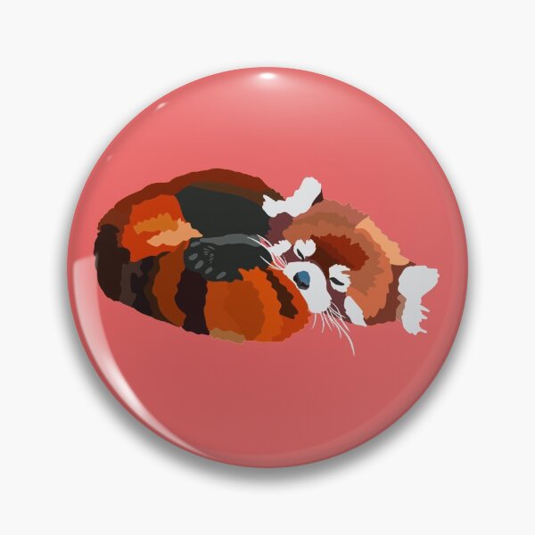 Item preview, R is for Red Panda,Red Panda Illustration – Adorable and Playful Forest Mammal Artwork designed and sold by PrettylittlepastelUk.