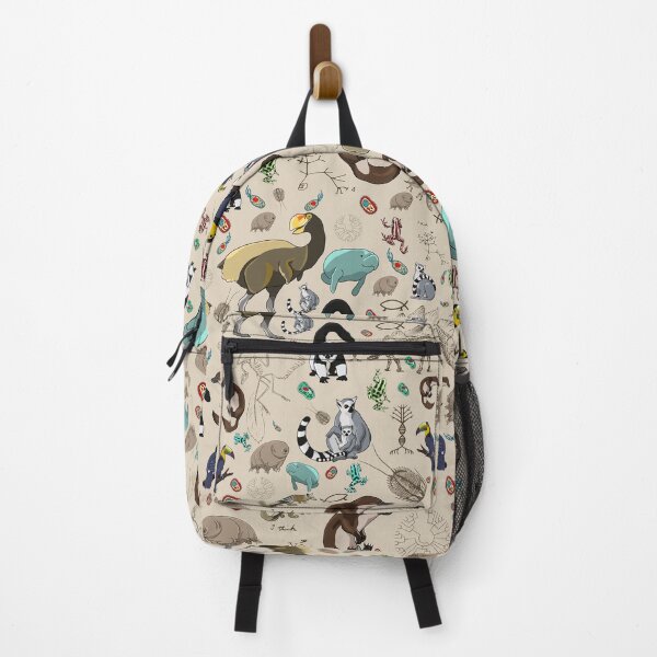 Item preview, Evolution (brown),ecology, veternary science, tardigrade, Platypus,toucan,dinosaur, fossil,poison frog,manatee,biology,science designed and sold by PawsoMania.