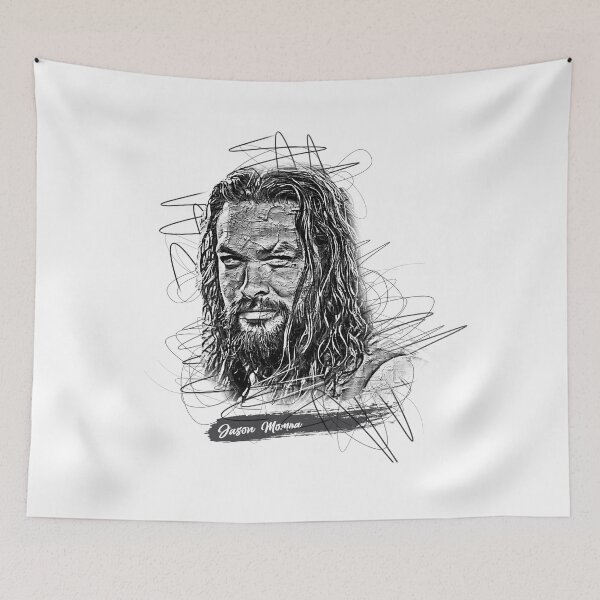 Item preview, Jason Momoa Abstract Sketch Art, Jason Momoa, Jason Momoa Fan Art designed and sold by graphic-genie.