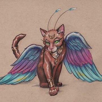 Artwork thumbnail, Some kitties are more regal than others (but all kitties think they are royalty) by justteejay