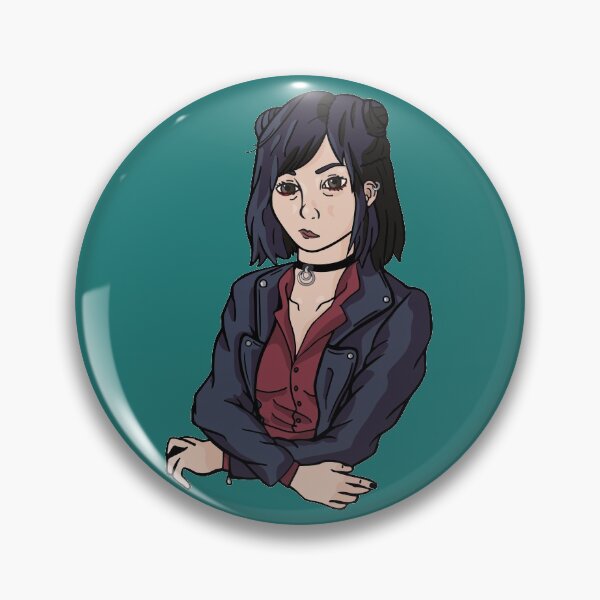 Item preview, Girl in a leather jacket designed and sold by Catharthic.