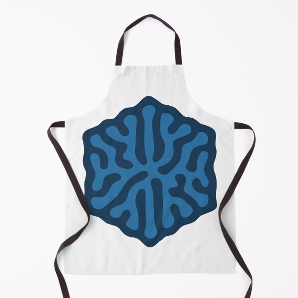 Item preview, Reaction-Diffusion Hexagon (Blue) designed and sold by John Uttley.