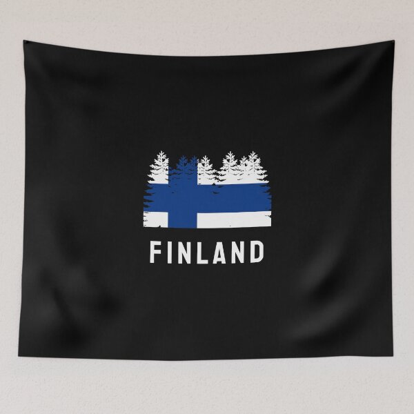 Artikelvorschau, Finnische Waldflagge Finnland entworfen und verkauft von zubakbrita.
