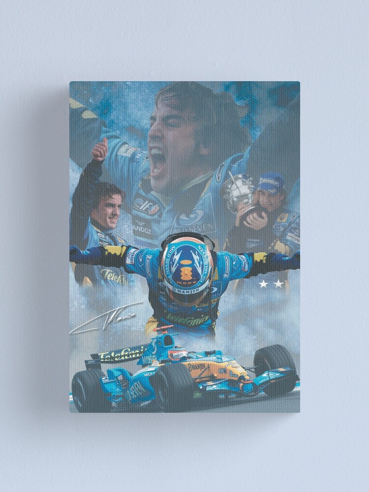 Fernando Alonso Canvas Poster