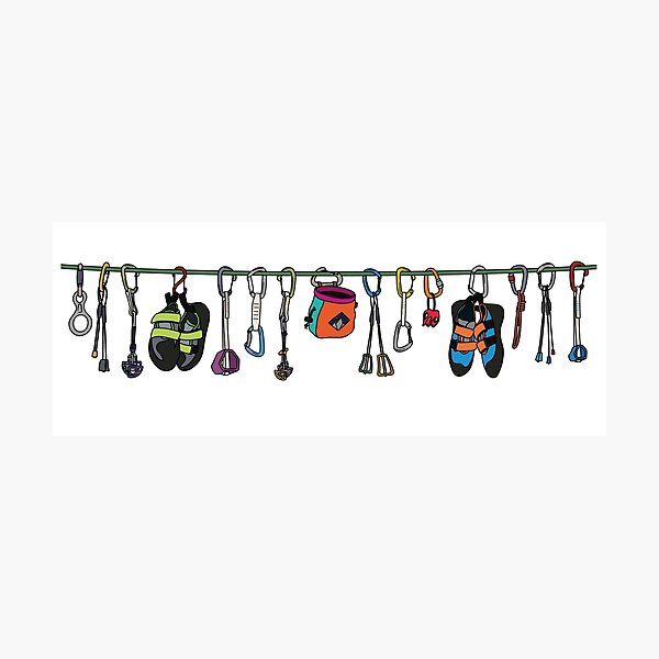 Item preview, Climbing Gear On The Line designed and sold by OhJaye.