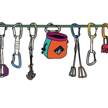 Artwork thumbnail, Climbing Gear On The Line by OhJaye