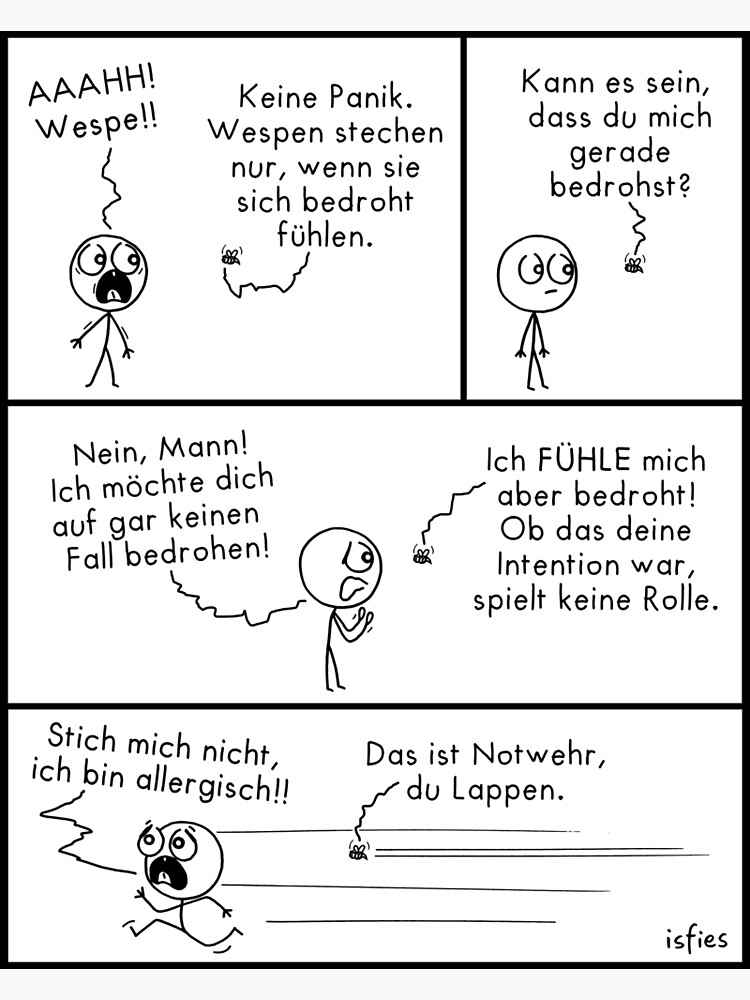 Thumbnail 3 von 3, Poster, Wespe designt und verkauft von islieb.