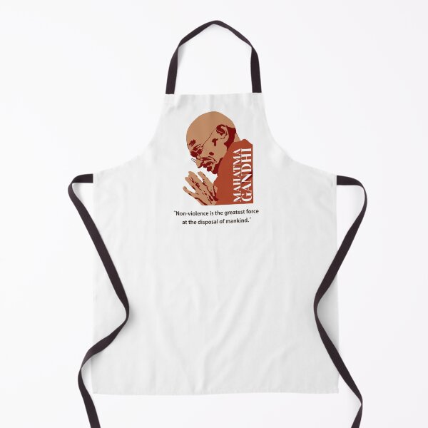 Item preview, philosopher, Mahatma Gandhi, Gandhi Quotes, Non-violence (gothic) designed and sold by challengecafe.