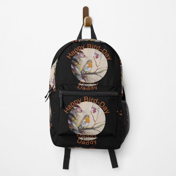 Item preview, Happy Bird-Day Daddy 2021 Robin-Happy Birthday designed and sold by DiensDesign.