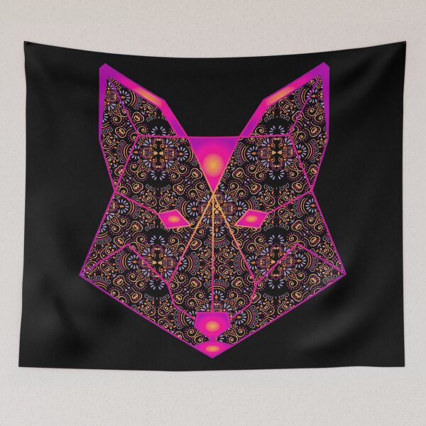 Item preview, Beautiful Wolf In Mandala Pattern.Beautiful Animal Mandala designed and sold by TheImperfecto.